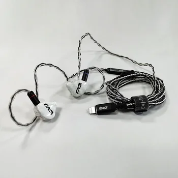 CVJ MCV În ureche Căști 1DD+1BA Patru Unitatea de Căști HIFI Fulger Socket Inlocuit Cablu IEM Pentru Apple 7/8 Plus/11Pro/XS