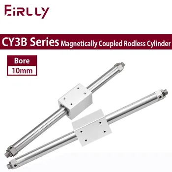 CY3B Serie Cuplate Magnetic Rodless alezajului cilindrului de 10mm de înaltă presiune din aliaj de aluminiu pneumatice cilindru de aer CY3B10-100/500