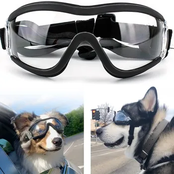 Câine Câine ochelari de Soare Ochelari de Curea Ajustabilă pentru a Călători Schi și Anti-Ceață Câine Ochelari de Zăpadă animal de Companie Ochelari de protecție pentru Mediu pentru a Mari Câine