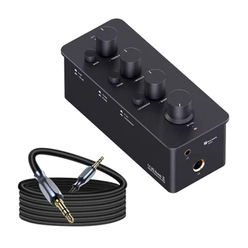 Căști Egalizatoare Preamplificator Amplificator pentru Chitara Electrica Instrument Boxe Active de 3,5 mm 6.35 mmJack Audio Cablu DXAC