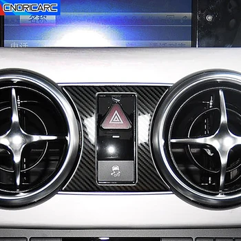 De Control Lumina de Avertizare Cadru de Carbon Model Decor Ornamental Pentru Mercedes Benz GLK X204 300 260 200 2012-15 Interior Accesorii Auto