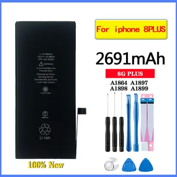 De mare Capacitate Baterie de Telefon Pentru Apple Iphone 8Plus 2691mAh Înlocuire Bateria de Înaltă Calitate Înlocuire Baterii cu Litiu