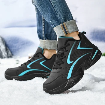 De mari Dimensiuni 39-50 Barbati Pantofi 2023 Iarna Noi Culori Amestecate Bărbați Vulcanizat Pantofi Respirabil și Confortabil Indesata Adidași Bărbați