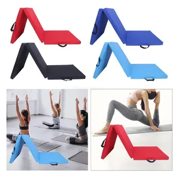 De trei Ori Pliere Exercitarea Mat Gros Unisex Mâner Pliabil Saltea de Yoga pentru Echilibru se Întinde de Fitness Gimnastică Antrenament