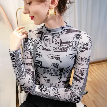De înaltă Calitate 2024 de Femei Topuri Gol Afară de T-shirt Femei de Îmbrăcăminte de Iarnă, de Toamnă Sexy Crop Top Haine de Moda Casual Bluza Y2k