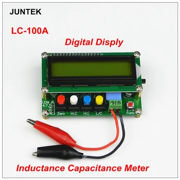 De înaltă Precizie LC-100A L/C Gama Metru 1pF-100mF 1uH-100H LC100A Capacitate Inductanța Tester Masă Digital LCD Instrument Electronic