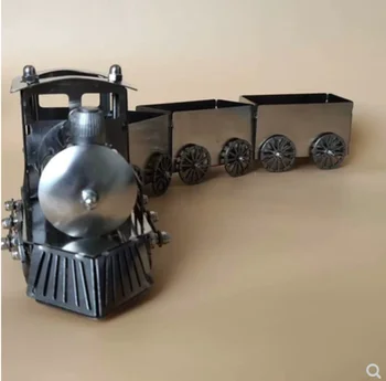 Din Oțel inoxidabil Mici Tren cu Aburi Mecanice DIY Asamblate Trenurile Model de Kit Voyager Ornamente Metalice Cadouri Artizanat - a Terminat