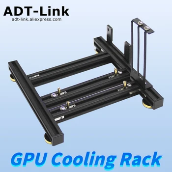 DIY Extern placa Grafica de Răcire Rack placa Grafica sursa de Alimentare ATX Suport Dual GPU cu Suport din Aluminiu, placa Grafica de Baza