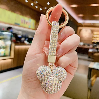 Dragut ornament de cristal cheie inel pentru Femei de Moda Breloc Pandantiv pentru doamna genți de mână stil bling accesorii