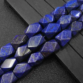 Dreptunghi Cuboid Lapis Lazuli Margele Margele din Piatra Naturala Pentru a Face Bijuterii Margele Bratari Pentru Femei 15