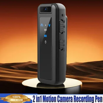DV Camera 2 in 1 Digital Voice Recorder,Camera de Acțiune,10MP, HD 1080P Viziune de Noapte Obiectiv Rotativ,128G Inteligent de Înregistrare Dictafon