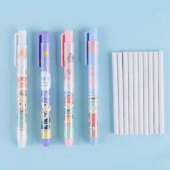Elasticitate mare Stilou tip de Presă Eraser Core de Înlocuire Traceless Creion Ștergându-Radiera Creion Forma Dustless Retractabil, Radiera