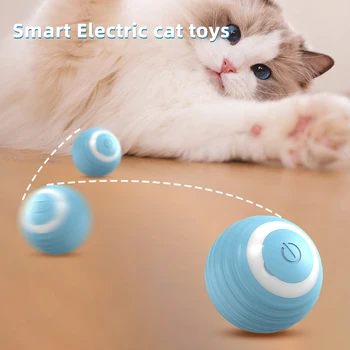 Electric Cat Mingea de Jucarii Automate de Rulare Pisica Inteligent Jucarii Interactive pentru Pisici de Formare de Auto-mișcare Pisoi Jucării pentru Joc de Interior