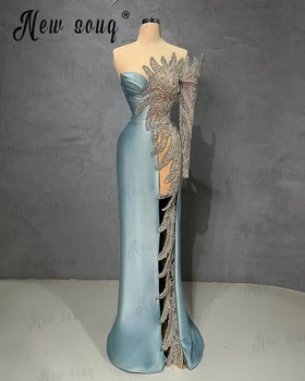 Elegant, Plin De Cristale Rochie De Petrecere Dubai 2023 Nou Design Teaca Rochii Femei Formale Rochii De Bal Vestidos De Fiesta Personalizate