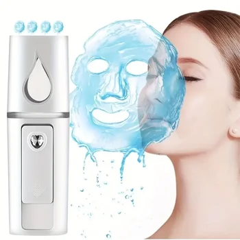 Facial Vapor USB Spray Rece Mașină de Frumusete Humidificador de Îngrijire a Pielii Instrument Nano Spray de Hidratare Mini Umidificator Portabil