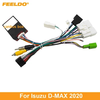FEELDO Masina 16pin Audio Cabluri Cu Canbus Cutie Pentru ISUZU D-MAX 2020 Aftermarket Stereo de Instalare de Sârmă Adaptor