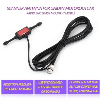 Fierbinte Scanner Antena pentru Uniden Auto Motorola Radio BNC Pahar de Montare 4