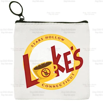 Gilmore Fata Panza portofel Personalizat Gol Luke ' s Diner Cafea Husă de Depozitare Sac de Pânză Nouă Monedă Pungă de Cheie Poseta de Monede