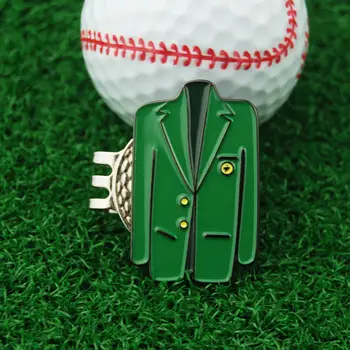 Golf Ball Marker, Premium Creative Golf Cadouri pentru Barbati, Femei, Reutilizabile de Crăciun Jacheta Verde Golf Ajutor pentru Formare Accesorii
