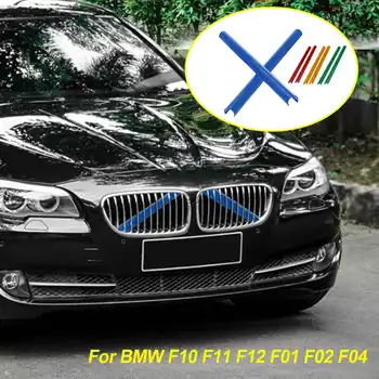 Grila fata Tăiați Fâșii Pentru BMW e46 e90 e36 x5 e70 Serie Stil Sport, Benzi de Acoperire Cadru auto grila de ventilatie Pentru BMW autocolante