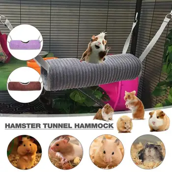 Hamster Hamac Animale De Companie Pat De Dormit Îngroșat De Pluș Tunel Agățat Mat Animale De Companie Hamster Joc De Porc De Guineea Cuib Cușcă De Iepure Accesorii