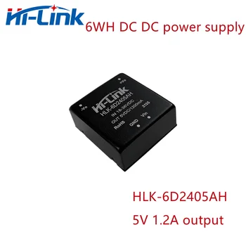 Hi-Link-ul de 6W 5V 1.2 O Ieșire DC DC Putere Supplies18-36V Intrare Randament de 85% Izolat DC DC Modulul de Alimentare nomu hlk-6D2405AH