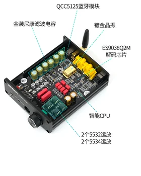 HIFI CSR8675 Bluetooth 5.0 receptor ES9038 decodare APTX-HD LDAC decodor