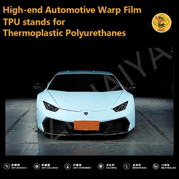 High-end Auto TPU autocolante auto vinilo adhesivo para auto folie de vinil acoperă de film voiture Culoarea Glacier Blue 152*18M
