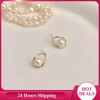 High-end Cercei 925 Frumos de Toamna Moda Bijuterii Cercei cu Perle Populare Accesorii Foarte Căutat Zircon Cercei