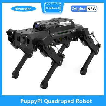 Hiwonder PuppyPi Robot Patruped cu AI Viziune Alimentat de Raspberry Pi ROS Open Source Câine Robot