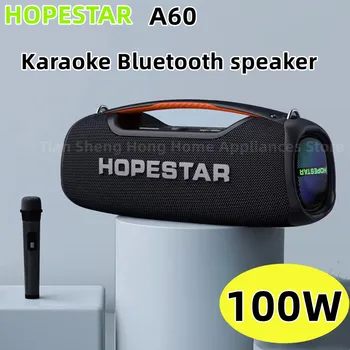 Hopestar A60 100W, Difuzor Bluetooth de Mare putere în aer liber rezistent la apa Portabil Wireless Pilon Centru de Muzica Bas Difuzor Cu Microfon