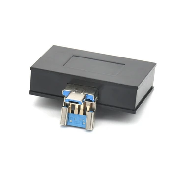 Hub USB Adaptor Convertor de sex Masculin Să Twin Incarcator Dual 2 Port Pentru Calculator PC, Accesorii USB 2.0 Splitter Hub cu 2 Porturi