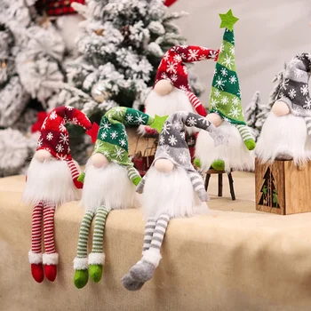 Iluminat Pitic Fără Chip De Păpușă Tricotate Gnome Crăciun, Rudolph Papusa Pentru Acasă Atmosfera De Crăciun Navidad Natal Decor De Anul Nou