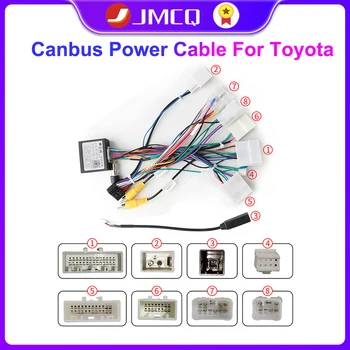 JMCQ Auto 16-pin Android Sârmă Exploatați Cablu Adaptor Pentru Toyota Corolla/Camry/RAV4 Cu Canbus