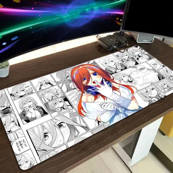 Jocuri Anime Kawaii Fata de Mousepad cu Calculator, Laptop Mouse Pad Gamer Extins Drăguț Mouse-ul Mat Birou de Cauciuc Birou Mat 900x400mm