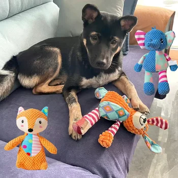 Jucarie interactiva pentru Mici Câini de talie Medie în Formă de Animale de Companie de Pluș Umplute, Jucării de ros Catelul Molari Consumabile pentru animale de Companie juguetes para perro