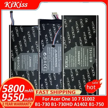 KiKiss Bateriei Pentru Acer One 10 7 One10 One7 S1002 B1-730 B1-730HD A1402 B1-750 Baterii + Track NR