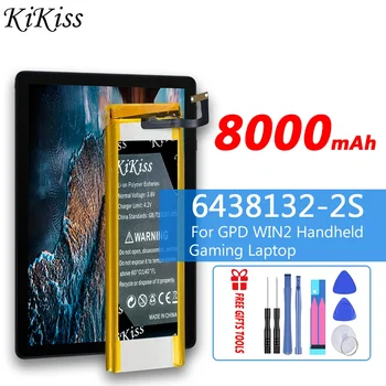 KiKiss Mare Capacitate de 8000mAh 6438132-2S Baterie pentru GPD WIN2 CÂȘTIGA 2 Portabile Laptop de Gaming