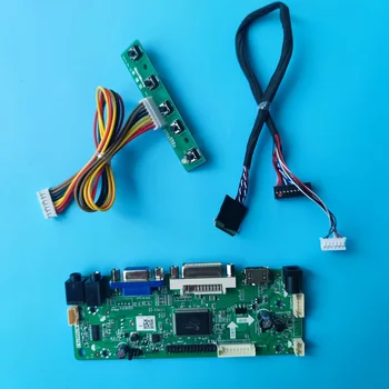 Kit pentru LTN156AT05 DVI de pe placa de control cu Ecran compatibil HDMI DIY M. NT68676 Panoul de afișaj 1366X768 15.6