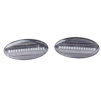 LED-uri auto Dinamic de poziție Laterale Lumina de Semnalizare pentru Subaru Impreza 2008-2011 Semnalizare Accesorii Auto Transparent