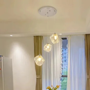 LED-uri moderne Pandantiv de Sticlă Lumină pentru Acasă Sala de Mese Interioară Candelabru de Iluminat Minimalist Coridor Hol Noptiera Camera de zi