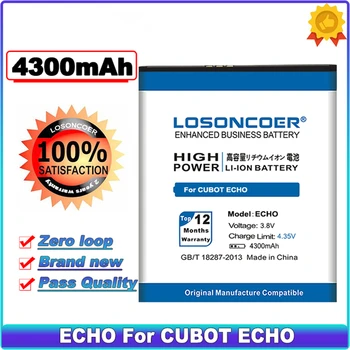 LOSONCOER 4300mAh ECHO Pentru CUBOT ECOU de Mare Capacitate Baterie de Telefon~În Stoc
