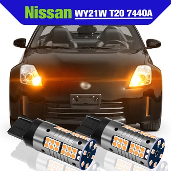 Lumina de Semnalizare 2x WY21W Lampa LED Pentru Nissan 350Z 370Z GT-R Juke Frunze Micra Pathfinder R52 Qashqai J11 Teana Tiida X-Trail