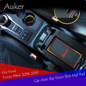 Masina Cana Anti-Alunecare Ușa Slot Saltea Pad Styling Decoratiuni Interioare 15buc/Set Pentru Ford Focus Focus4 MK4 2018 2019