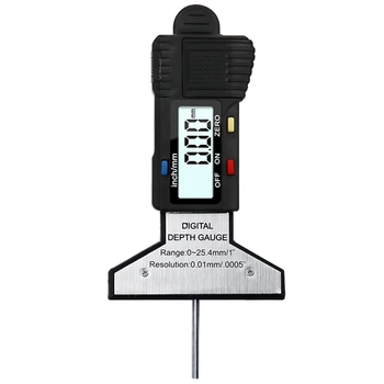 Masina Digital Adâncimea Benzii De Rulare Cu Ecartament 0-25.4 MM Riglă de Măsurare de Presiune de Siguranță a Măsurare Instrument de monitorizare presiune în Anvelope Electronice