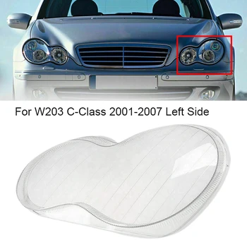 Masina Stanga Fata Far Obiectiv Clar Abajur Shell Acoperire pentru Mercedes-Benz fabricate intre 2001-2007 W203 C-Class C180 200 230 260 280