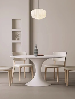 Masă, scaun, masă, de uz casnic, modern, simplu, pliabil de masă, de uz casnic mici, rotund și rotund