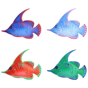 Metal Perete Pește Pești Tropicali de Artă Ornament Beach Theme Craft Decoratiuni 36x27cm