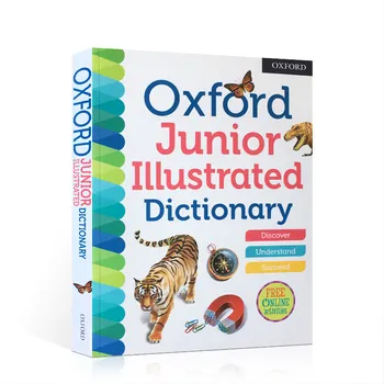 Milu Original în engleză Plin de Culoare Oxford Junior Dicționar Ilustrat pentru Copii Instrument de Învățare Carte