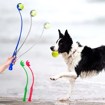 Minge De Câine Jucării Launcher Caine Minge Interactive Jucării Câine Minge De Tenis Aruncarea Cue Câini De Companie În Aer Liber, Exerciții De Formare Jucarii